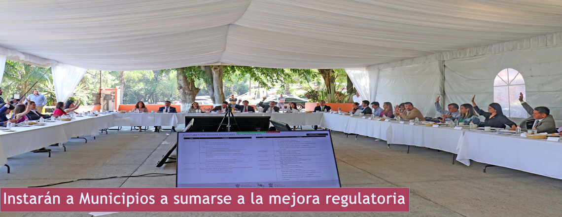 Instarán a Municipios a sumarse a la mejora regulatoria